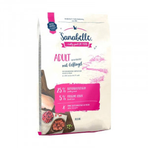 Sanabelle Adult POULTRY sausā barība kaķiem Mājputni 10kg